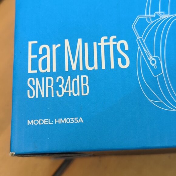 MPOW Noise Reduction Headphones Ear Muff (Black) NEW - Picture 4 of 10